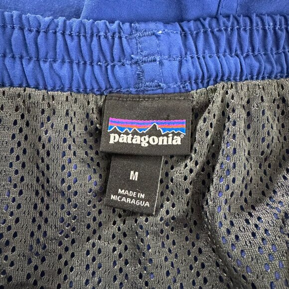 Patagonia Baggies Shorts 5" Mens Medium Blue Solid Polyester Outdoor SW-2109 - Picture 7 of 11